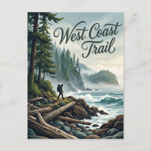 West Coast Trail Canada Briefkaart