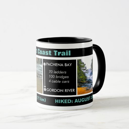 West Coast Trail, voeg foto's en datum toe, herden Mok (Voorkant rechts)