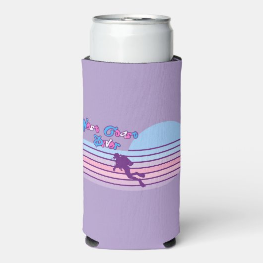 West Coast Trans Diver Seltzer Blikjeskoeler (Seltzer Voorkant)