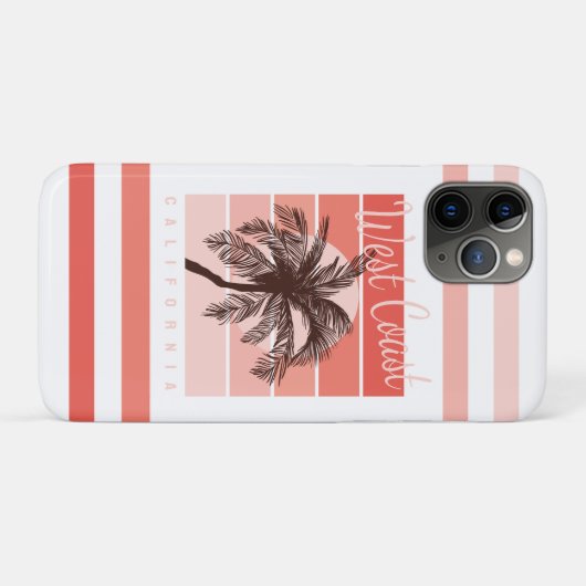 West Coast vibes: Californië zonsondergang Case-Mate iPhone Case (Achterkant (horizontaal))