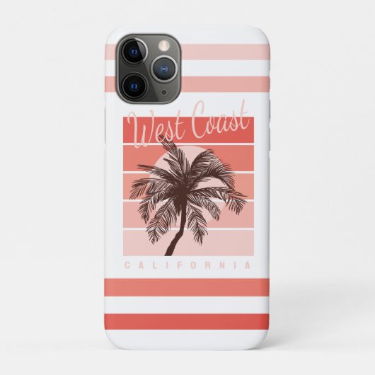 West Coast vibes: Californië zonsondergang Case-Mate iPhone Case (Achterkant)