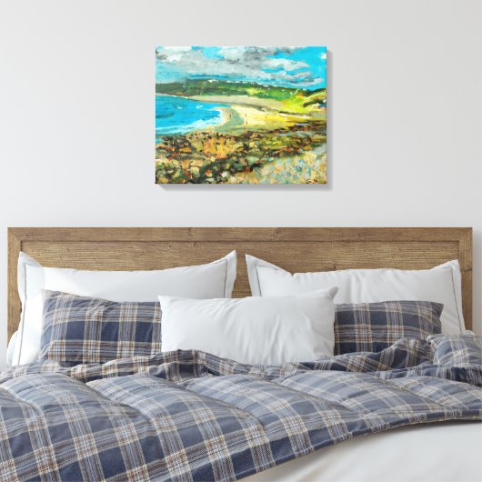 West Cornwall Canvas Afdruk (Insitu (Slaapkamer))