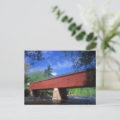 West Cornwall Covered Bridge Briefkaart (Staand voorkant)