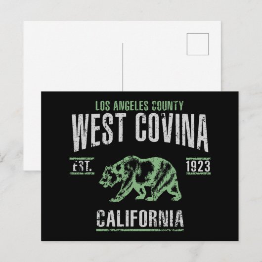 West Covina Briefkaart (Voorkant / Achterkant)