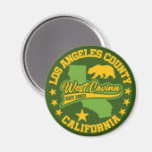West Covina, Californië Magneet (Voorkant / Achterkant)