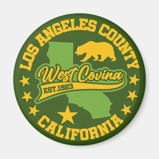 West Covina, Californië Magneet (Voorkant)