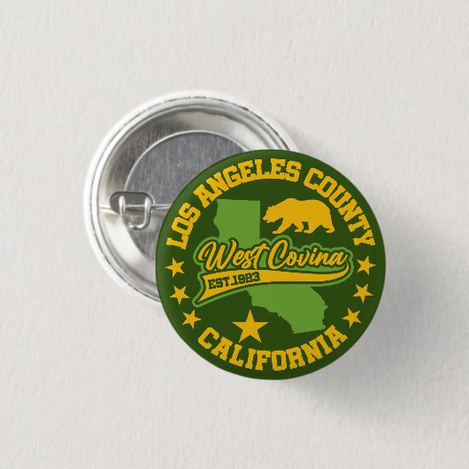 West Covina, Californië Ronde Button 3,2 Cm (Voorkant /achterkant)