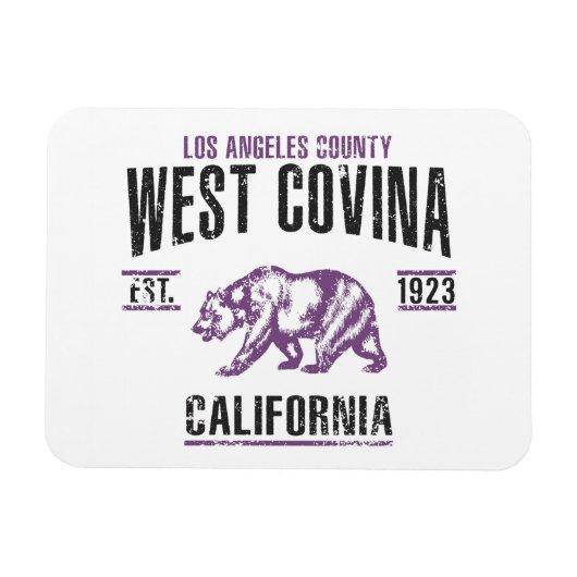 West Covina Magneet (Horizontaal)