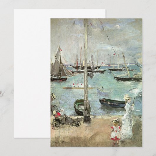 West Cowes, eiland Wight van Berthe Morisot (Voorkant / Achterkant)