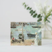 West Cowes, eiland Wight van Berthe Morisot Briefkaart (Staand voorkant)