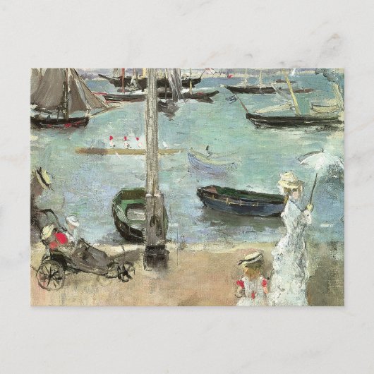 West Cowes, eiland Wight van Berthe Morisot Briefkaart (Voorkant)