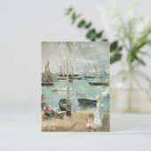 West Cowes, eiland Wight van Berthe Morisot Briefkaart (Staand voorkant)