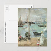 West Cowes, eiland Wight van Berthe Morisot Briefkaart (Voorkant / Achterkant)