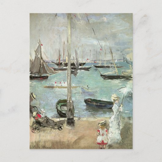 West Cowes, eiland Wight van Berthe Morisot Briefkaart (Voorkant)