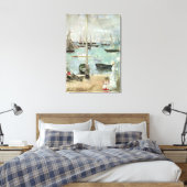 West Cowes, eiland Wight van Berthe Morisot Canvas Afdruk (Insitu (Slaapkamer))