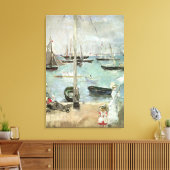 West Cowes, eiland Wight van Berthe Morisot Canvas Afdruk (Insitu (Woonkamer))