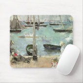 West Cowes, eiland Wight van Berthe Morisot Muismat (Met muis)