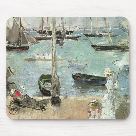 West Cowes, eiland Wight van Berthe Morisot Muismat (Voorkant)