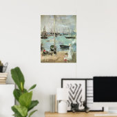 West Cowes, eiland Wight van Berthe Morisot Poster (Thuiskantoor)