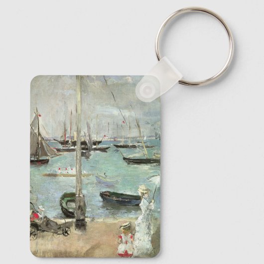 West Cowes, eiland Wight van Berthe Morisot Sleutelhanger (Achterkant)