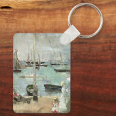 West Cowes, eiland Wight van Berthe Morisot Sleutelhanger (Achterkant)