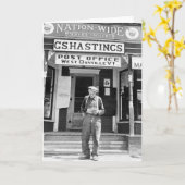 West Danville, VT, Post Kantoor, jaren 1940 Kaart (Gele Bloem)