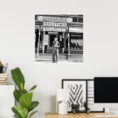 West Danville, VT, Post Kantoor, jaren 1940 Poster (Thuiskantoor)