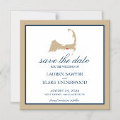 West Dennis Cape Cod Wedding Save the Date Magnetische Uitnodiging (Voorkant)