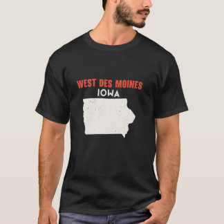 West Des Moines Iowa Verenigde Staten Reizen Iowa T-shirt