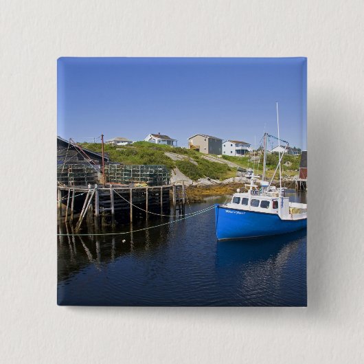 West Dover, Nova Scotia, Canada. Vierkante Button 5,1 Cm (Voorkant)