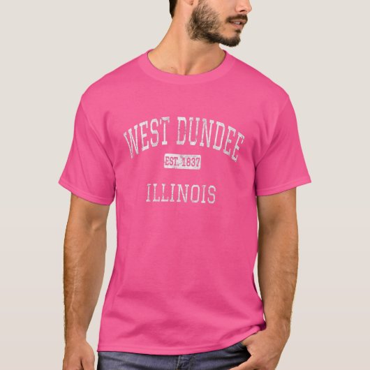 West Dundee Illinois Il T-shirt (Voorkant)