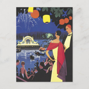 West Egg Gatsby Party Briefkaart