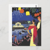 West Egg Gatsby Party Briefkaart (Voorkant / Achterkant)