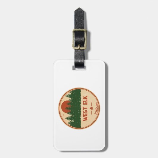 West Elk Wilderness Colorado Bagagelabel (Voorkant verticaal)