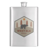 West Elk Wilderness Colorado Beer Flacon (Voorkant)