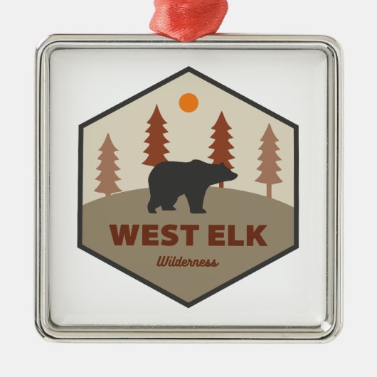 West Elk Wilderness Colorado Beer Metalen Ornament (Voorkant)
