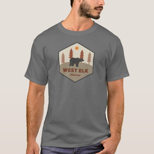 West Elk Wilderness Colorado Beer T-shirt (Voorkant)