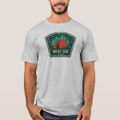 West Elk Wilderness Colorado Camping T-shirt (Voorkant)