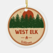 West Elk Wilderness Colorado Keramisch Ornament (Voorkant)