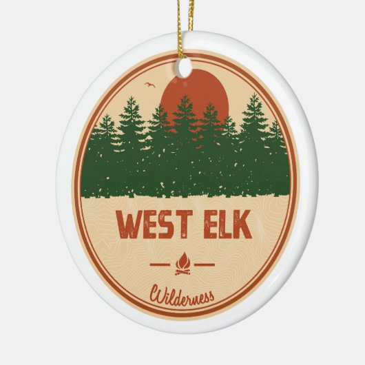 West Elk Wilderness Colorado Keramisch Ornament (Links)
