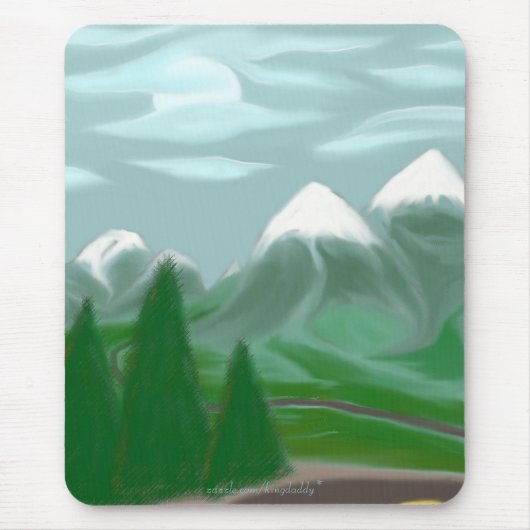 West Elks Moonlight Mousepad Muismat (Voorkant)