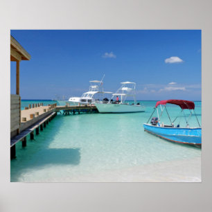 West End Beach Pier Poster