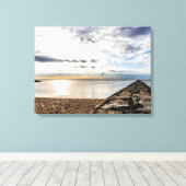 West End Breakwater Canvas Afdruk (Insitu (Houten vloer))