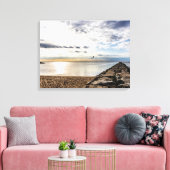 West End Breakwater Canvas Afdruk (Insitu (Woonkamer))