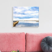 West End Breakwater  Canvas Afdruk (Insitu (Woonkamer))