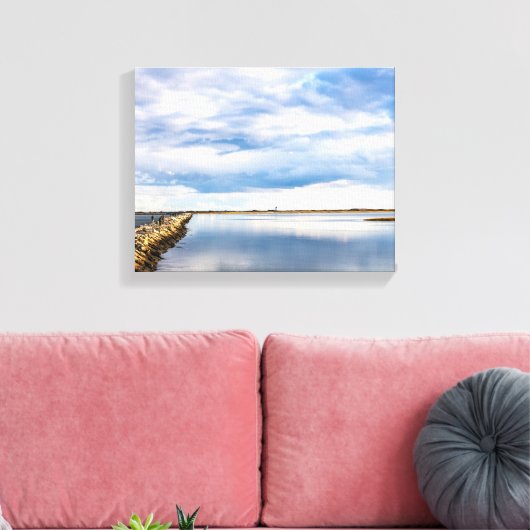 West End Breakwater  Canvas Afdruk (Insitu (Woonkamer))