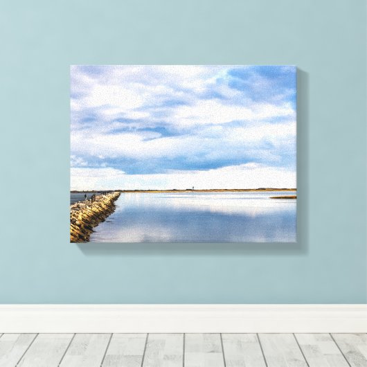 West End Breakwater  Canvas Afdruk (Insitu (Houten vloer))