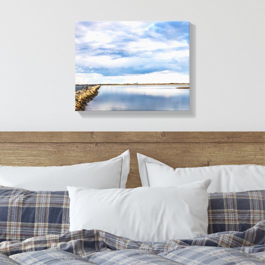 West End Breakwater  Canvas Afdruk (Insitu (Slaapkamer))