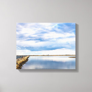 West End Breakwater Canvas Afdruk