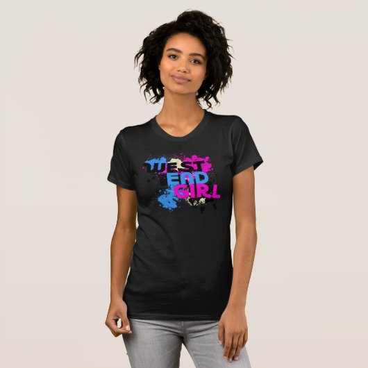 West End Girl Womens 80's T-shirt (Voorkant volledig)